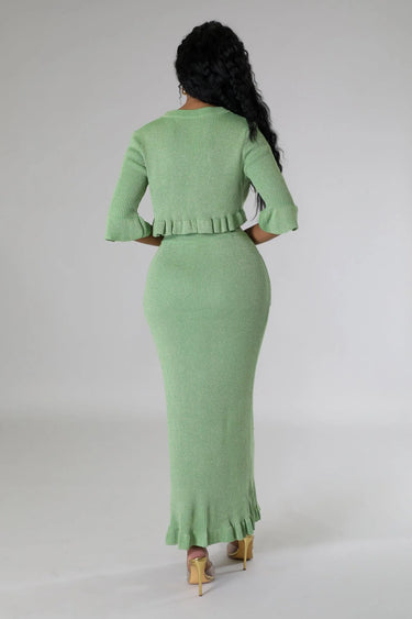 Women's Neck matching skirt set from Palazzo Couture collection