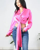 So Lovable Top (Candy Pink) for women - crop top by Palazzo Couture
