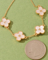 Love Mother of Pearl Clover Bracelet - Gold Cream - Palazzo Couture Online