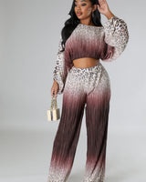 Love You A Latte Pant Set - Palazzo Couture Online