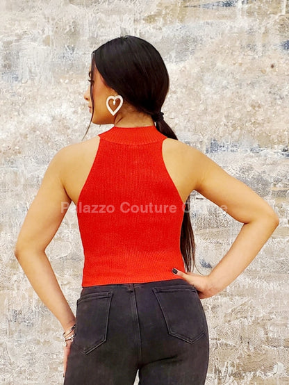 Lovely Heart Top( Red) Top