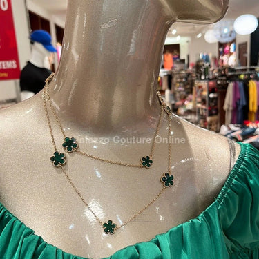 Be Loyal Long Necklace 36” (Green) - stylish accessory for every outfit