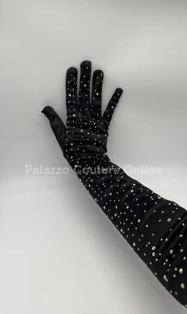Lumix Gloves (Rhinestone Black) Hand Bag