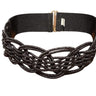 Luna wave Belt - Black - Palazzo Couture Online