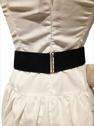 Luna wave Belt - Black - Palazzo Couture Online