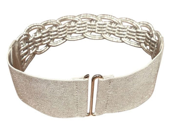 Luna wave Belt - Silver - Palazzo Couture Online