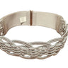 Luna Wave Elastic Waist Belt in Silver for women - fashion belt by Palazzo Couture