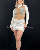 Lunar Luster Cocktail Mini Dress - Palazzo Couture Online