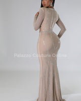 Lurice Rhinestone Elegance Maxi Dress - Palazzo Couture Online