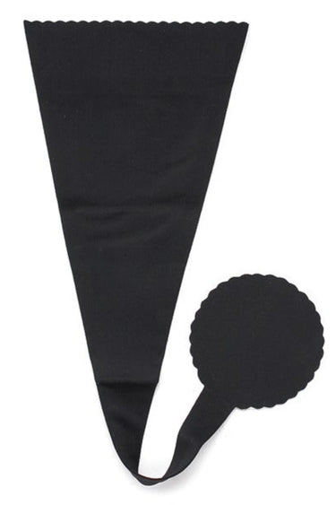 Luve Me Luv Adhesive Strapless Panty (Black) - women's breast petals and adhesive bra alternative