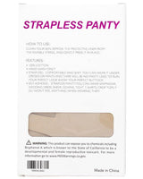 Luve Me Luv Adhesive Strapless Panty (Black) - Palazzo Couture Online