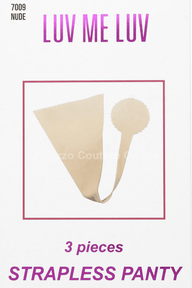 Luve Me Luv Adhesive Strapless Panty (Nude) - Palazzo Couture Online
