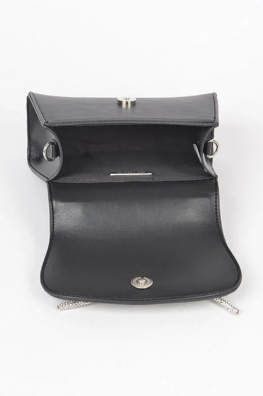 Luxe knit Charm Mini Top Handle Bag - chic clutch by Palazzo Couture