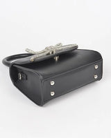 Luxe knit Charm Mini Top Handle Bag - women's handbag