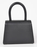 Luxe knit Charm Mini Top Handle Bag - trendy women's bag