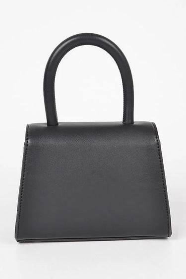 Luxe knit Charm Mini Top Handle Bag - trendy women's bag