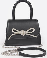 Luxe knit Charm Mini Top Handle Bag - Palazzo Couture Online