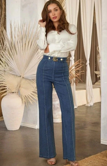 Women's Blue jeans from Palazzo Couture collection