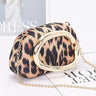Luxe Metal Handle Case Clutch - Leopard for women - bag by Palazzo Couture