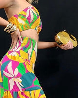 Luxe Metallic Dazzle Clutch (Gold) - Palazzo Couture Online