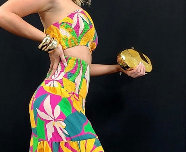 Luxe Metallic Dazzle Clutch (Gold) - Palazzo Couture Online