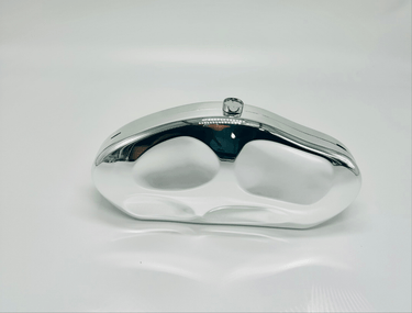 Luxe Metallic Dazzle Clutch (Silver) - Palazzo Couture Online