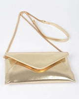 Luxe Metallic  Envelope Clutch - women's handbag