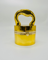 Luxe Metallic Gem Box Clutch (Gold) - Palazzo Couture Online