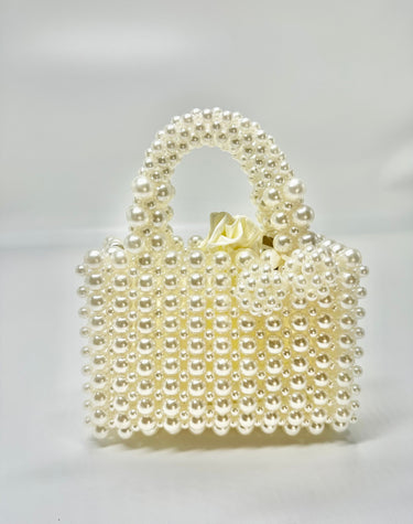 Luxe Pearl Mini Handbag - Palazzo Couture Online