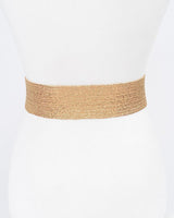Luxe Radiance Stretch Belt Gold - Palazzo Couture Online