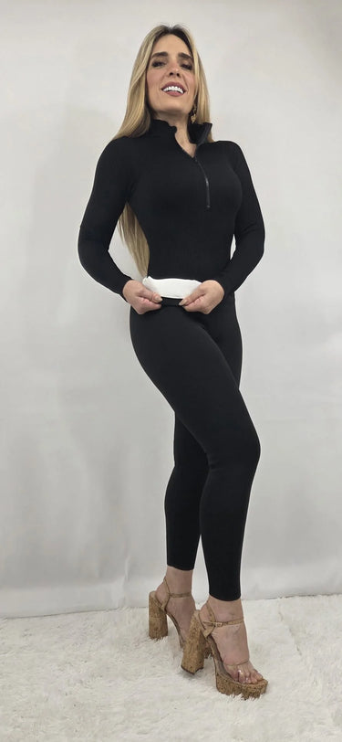 Luxe Warmth High-Waisted Tights
(Black) - elegant legwear by Palazzo Couture
