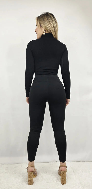 Luxe Warmth High-Waisted Tights
(Black) - women's fashion tights accessory