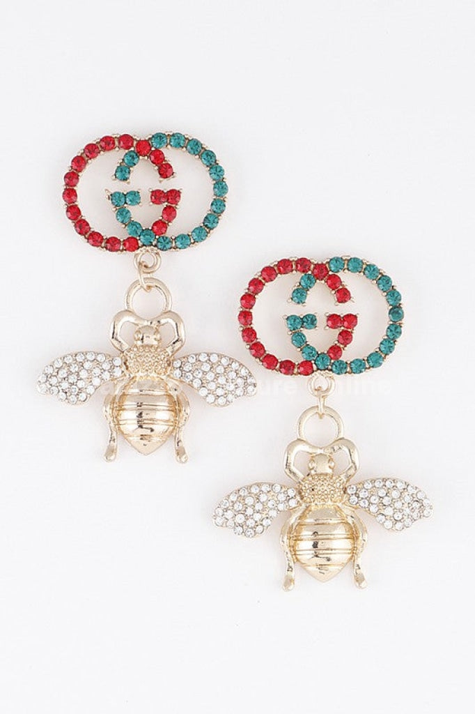 Luxury Killer Bee Drop Earrings