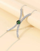 Luxury Sexy Green Crystal Body Chain Body Jewelry - trendy women's jewelry