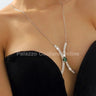 Luxury Sexy Green Crystal Body Chain Body Jewelry for women - fashion jewelry by Palazzo Couture
