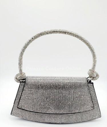 Maddie Rhinestone Handbag (Black) - Palazzo Couture Online