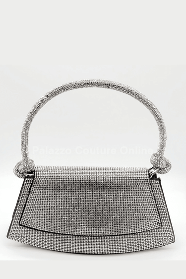 Maddie Rhinestone Handbag (Black) - Palazzo Couture Online