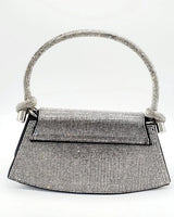Maddie Rhinestone Handbag (Black) - stylish purse for going out