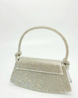Maddie Rhinestone Handbag (Silver) - Palazzo Couture Online