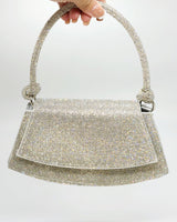 Maddie Rhinestone Handbag (Silver) - Palazzo Couture Online