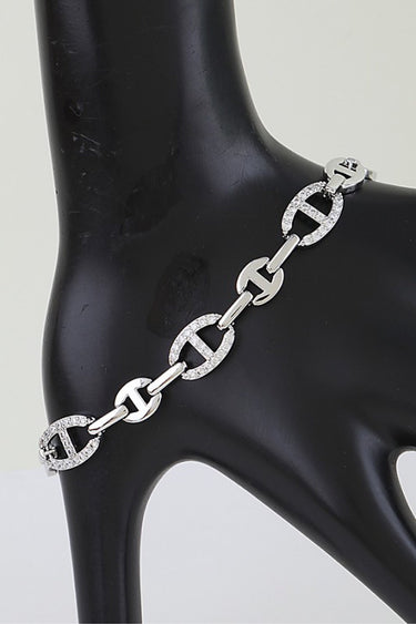 Bejeweled Mariner Chain Bracelet | Palazzo Couture