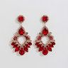 Marquise Crystal Drop Evening Earrings - Palazzo Couture Online