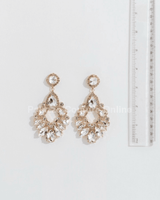 Marquise Crystal Drop Evening Earrings - Palazzo Couture Online