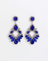 Marquise Crystal Drop Evening Earrings - Palazzo Couture Online