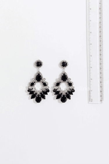 Marquise Crystal Drop Evening Earrings - Palazzo Couture Online