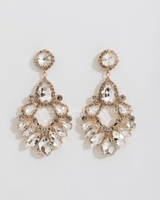 Marquise Crystal Drop Evening Earrings - Palazzo Couture Online