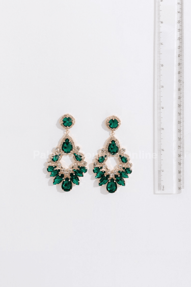 Marquise Crystal Drop Evening Earrings - Palazzo Couture Online