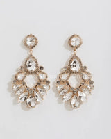 Marquise Crystal Drop Evening Earrings - chic women's accessory