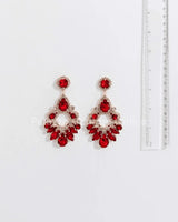 Marquise Crystal Drop Evening Earrings - trendy women's jewelry