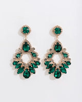 Marquise Crystal Drop Evening Earrings - stunning piece by Palazzo Couture
